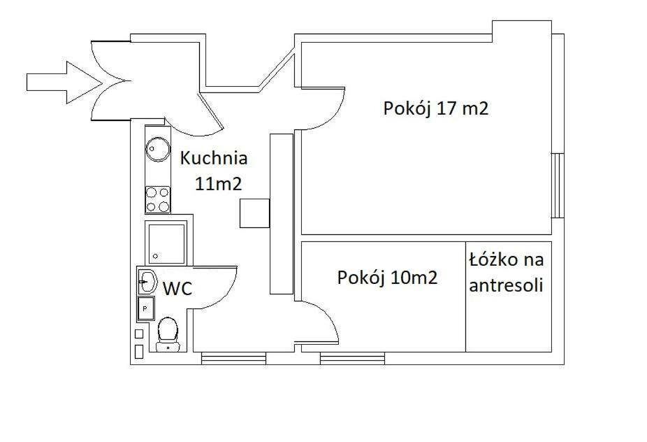 Apartament 2 Pokoje Lublin Centrum Ulica Narutowicza Eksteriør bilde